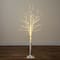 5ft. Pre-Lit White Birch Artificial Christmas Tree, Warm White LED Lights